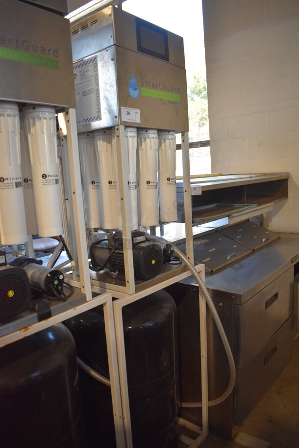 Smart Guard Stainless Steel Commercial Floor Style Reverse Osmosis System. 208-230/440-480 Volts, 3 Phase. 24.5x24.5x81 - Image 3 of 7