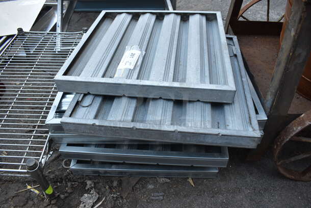 ALL ONE MONEY! Lot of 8 Various Metal Grease Hood Filters. Includes 19.5x19.5x2 - Image 2 of 3