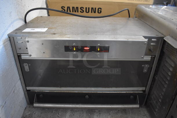 Hatco Glo Ray Stainless Steel Commercial Countertop Warming Holding Cabinet. 115 Volts, 1 Phase. 26x17x16.5. Tested and Working! - Image 1 of 5