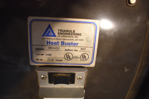 Triangle Engineering DBD4223 Metal Floor Style Fan on Casters. 115 Volts, 1 Phase. 46x18x44. Tested and Working! - Image 7 of 7
