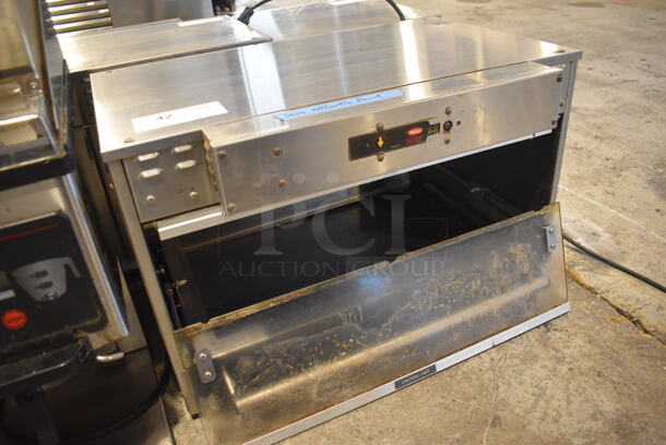 Hatco Glo Ray Stainless Steel Commercial Countertop Warming Holding Cabinet. 115 Volts, 1 Phase. 26x17x16.5. Tested and Working! - Image 2 of 7