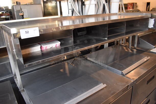 ALL ONE MONEY! Lot of 2 Delfield Stainless Steel Commercial Prep Table w/ 2 Drawers Connected w/ an Over Shelf. 115 Volts, 1 Phase. 64.5x34x55. Tested and Powers On But Does Not Get Cold - Image 10 of 10