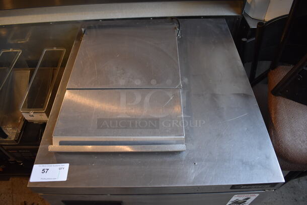 Delfield UC4427M-6M-DD1 Stainless Steel Commercial Prep Table on Commercial Casters. 115 Volts, 1 Phase. 27x32x36. Tested and Working! - Image 2 of 6