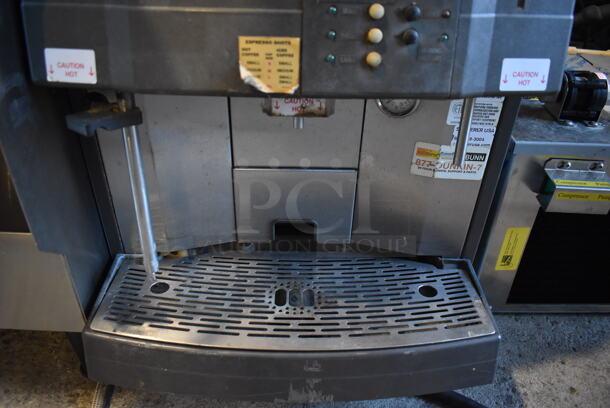 Schaerer Model Ambiente Stainless Steel Commercial Countertop Coffee Espresso Machine w/ Steam Wand. 210 Volts. 17x19x26 - Image 6 of 8