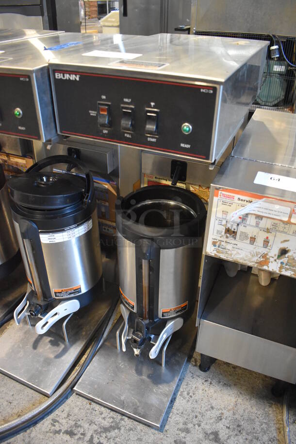 2015 Bunn IC3 Stainless Steel Commercial Countertop Iced Tea Machine w/ Beverage Holder Dispenser. 120/208 Volts, 1 Phase. 12x24x32 - Image 2 of 7