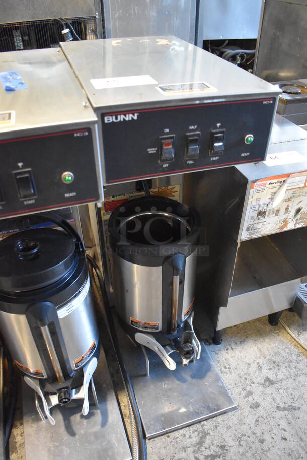 2015 Bunn IC3 Stainless Steel Commercial Countertop Iced Tea Machine w/ Beverage Holder Dispenser. 120/208 Volts, 1 Phase. 12x24x32 - Image 3 of 7