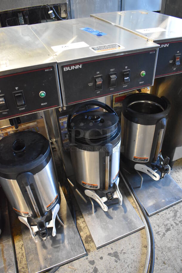 2013 Bunn IC3 Stainless Steel Commercial Countertop Iced Tea Machine w/ Beverage Holder Dispenser. 120/208 Volts, 1 Phase. 12x24x32 - Image 3 of 7