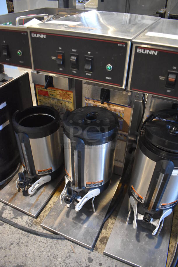 2013 Bunn IC3 Stainless Steel Commercial Countertop Iced Tea Machine w/ Beverage Holder Dispenser. 120/208 Volts, 1 Phase. 12x24x32 - Image 2 of 7