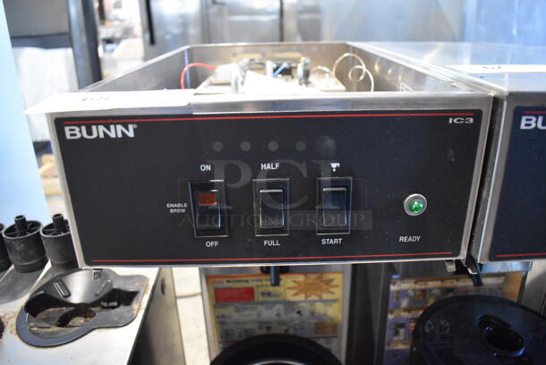 2012 Bunn IC3 Stainless Steel Commercial Countertop Iced Tea Machine w/ Beverage Holder Dispenser. 120/208 Volts, 1 Phase. 12x24x32 - Image 4 of 7