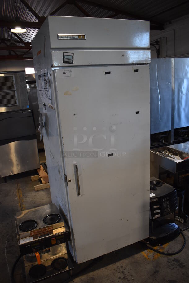 Kelvinator T30HSP-4 Metal Commercial Single Door Reach In Hardening Cabinet. 115 Volts, 1 Phase. 31x35x84. Tested and Working! - Image 2 of 7