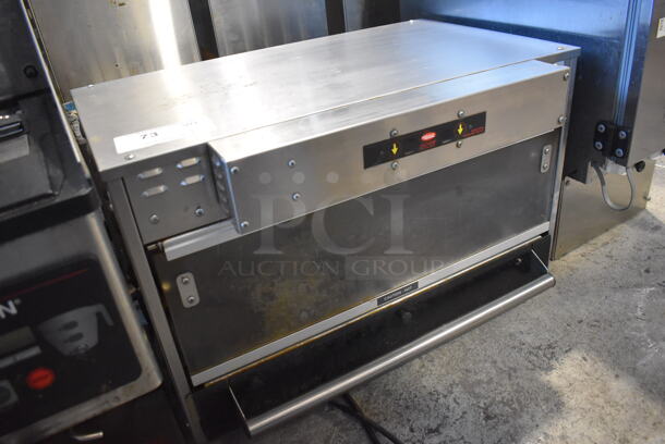 Hatco Glo Ray Stainless Steel Commercial Countertop Warming Holding Cabinet. 115 Volts, 1 Phase. 26x17x16.5. Tested and Working! - Image 3 of 6