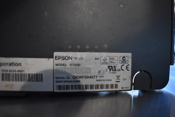 3 Epson Countertop Receipt Printers; Two M165B and One M313A. 6x8x6. 3 Times Your Bid! - Image 5 of 7