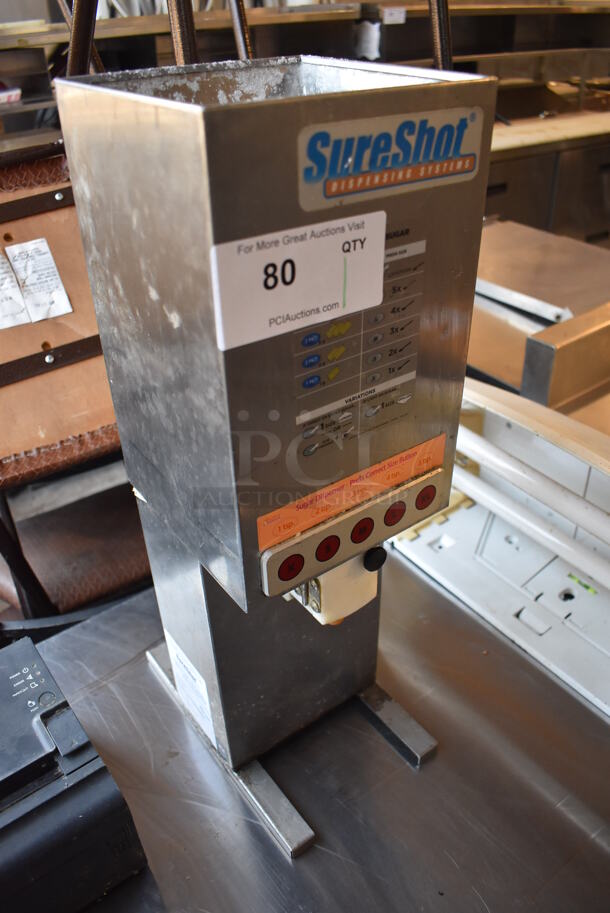 SureShot AC6.E Stainless Steel Commercial Countertop Sugar Dispenser. 120 Volts, 1 Phase. 7x11x23 - Image 2 of 5