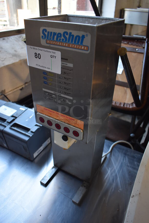 SureShot AC6.E Stainless Steel Commercial Countertop Sugar Dispenser. 120 Volts, 1 Phase. 7x11x23 - Image 3 of 5