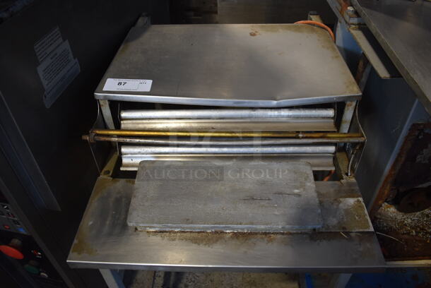 Metal Commercial Floor Style Heat Wrapping Station. 23x31x36. Tested and Working! - Image 3 of 5