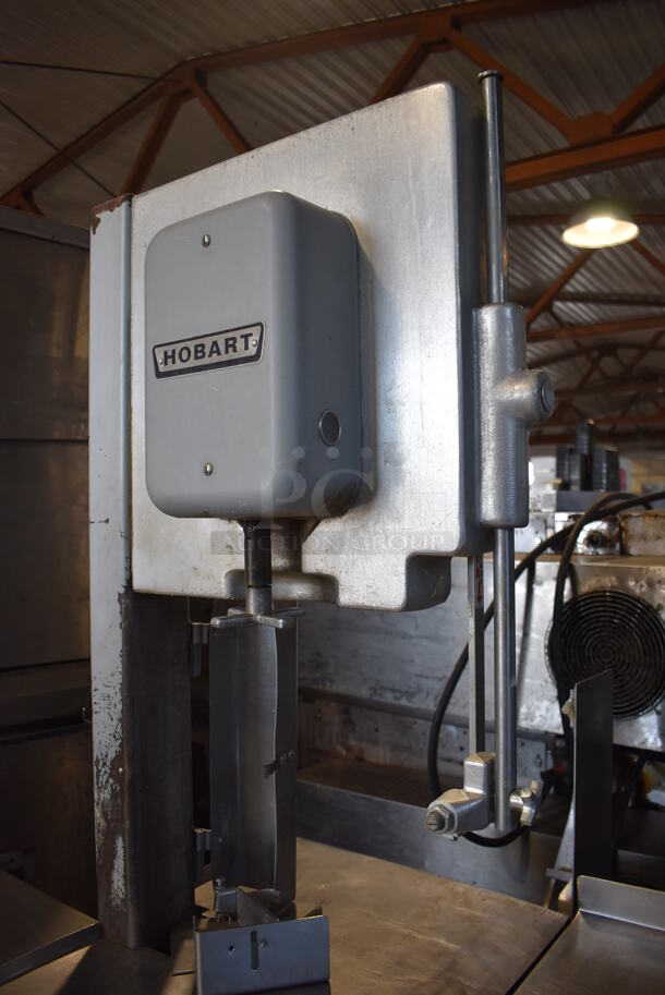 Hobart Metal Commercial Floor Style Meat Saw. 35x39x71 - Image 4 of 5