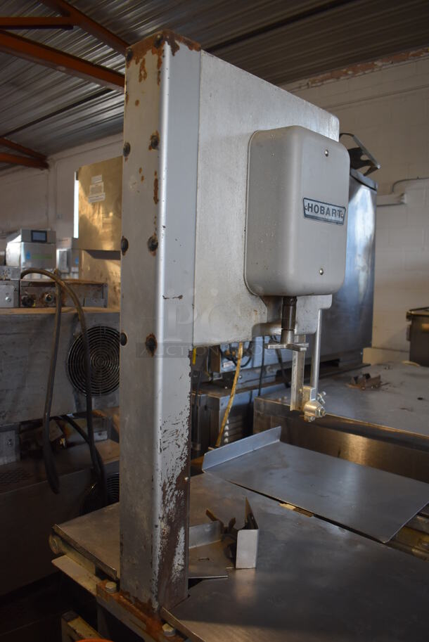 Hobart Metal Commercial Floor Style Meat Saw. 35x39x71 - Image 5 of 5