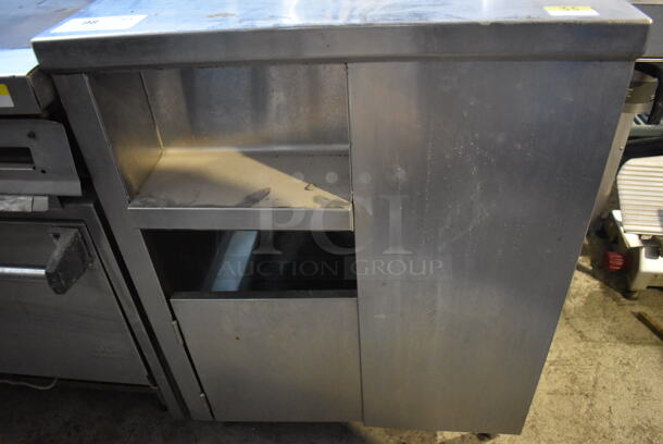 Stainless Steel Counter w/ Sink Bay, Faucet and Handles. 26x36x41 - Image 5 of 6