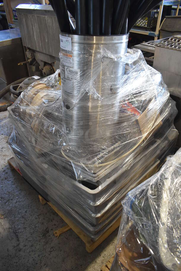PALLET LOT OF Various Items Including Beverage Holder Dispenser, Wires and Paper Product - Image 5 of 5