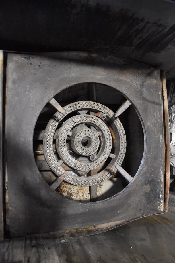 Jade Range Stainless Steel Commercial Natural Gas Powered Single Burner Stock Pot Range. 18x24x25 - Image 3 of 7