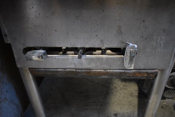 Jade Range Stainless Steel Commercial Natural Gas Powered Single Burner Stock Pot Range. 18x24x25 - Image 5 of 7