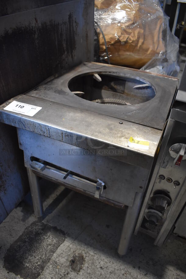 Jade Range Stainless Steel Commercial Natural Gas Powered Single Burner Stock Pot Range. 18x24x25 - Image 6 of 7