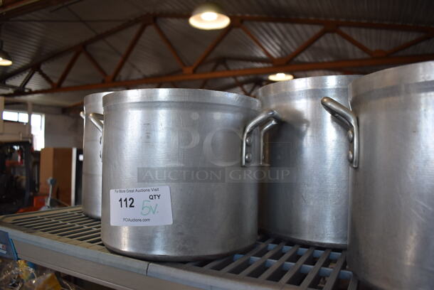 5 Various Metal Stock Pots. Includes 13x10.5x9. 5 Times Your Bid! - Image 4 of 4