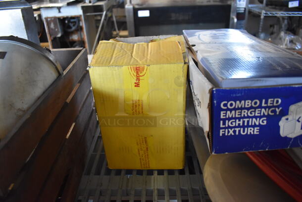 ALL ONE MONEY! Tier Lot of Various Items Including Poly Lids and Wooden Crate - Image 3 of 5
