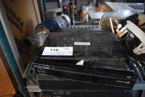 ALL ONE MONEY! Tier Lot of Various Items Including Ceramic Pasta Plates, Motor and Metal Skillets - Image 2 of 5