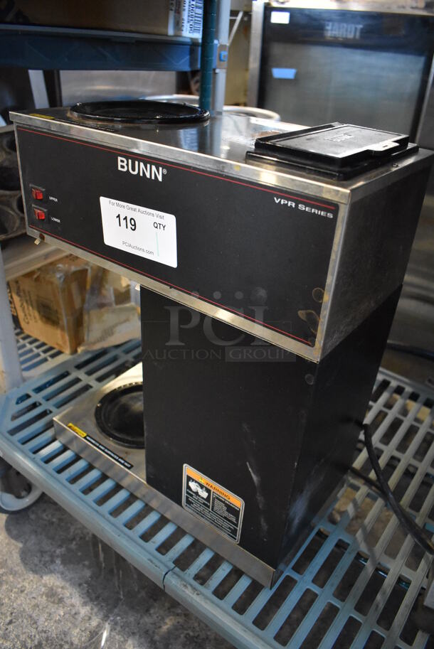 2015 Bunn VPR Stainless Steel Commercial Countertop 2 Burner Coffee Machine. 120 Volts, 1 Phase. 16x8x20 - Image 2 of 5