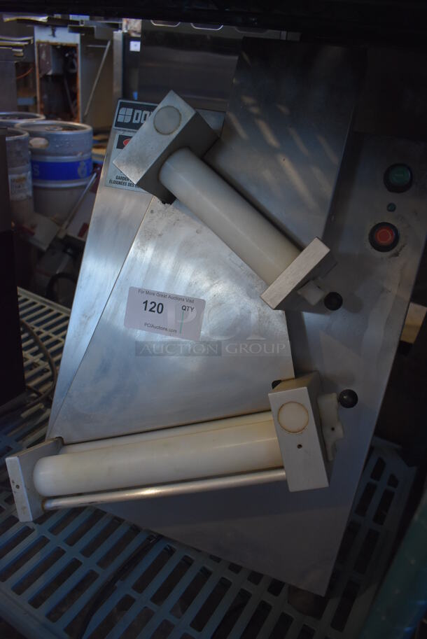 Doyon Stainless Steel Commercial Countertop Dough Sheeter. 115 Volts, 1 Phase. 17x19x26. Tested and Working! - Image 3 of 5