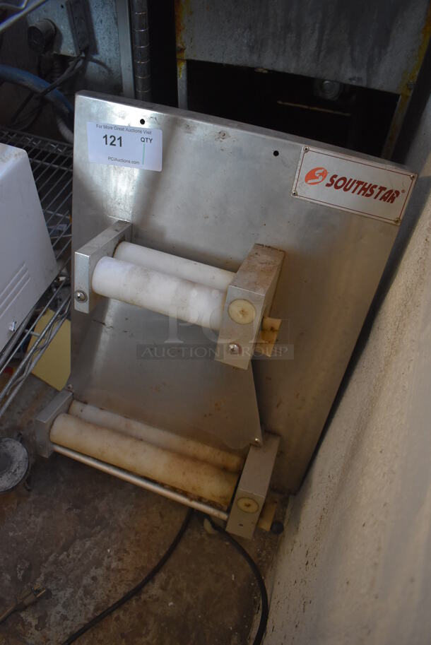 Southstar Stainless Steel Commercial Countertop Dough Sheeter. 115 Volts, 1 Phase. 17x19x26. Tested and Working! - Image 3 of 5
