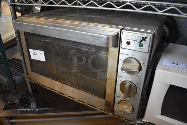 Waring 500X Stainless Steel Countertop Electric Powered Convection Oven w/ Thermostatic Controls. 115 Volts, 1 Phase. 24x15x14 - Image 2 of 5