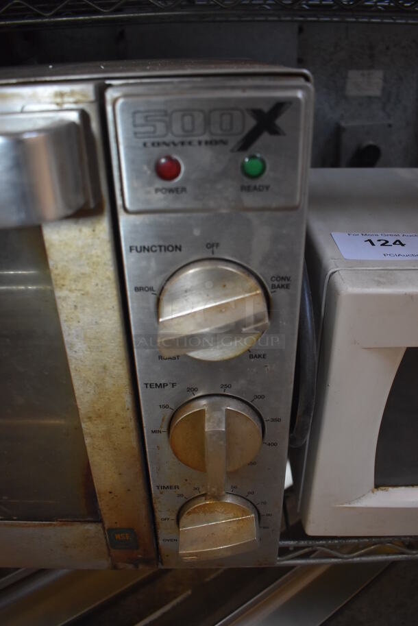 Waring 500X Stainless Steel Countertop Electric Powered Convection Oven w/ Thermostatic Controls. 115 Volts, 1 Phase. 24x15x14 - Image 3 of 5