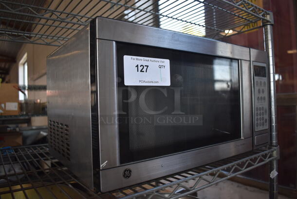 General Electric JES1142SJ 04 Stainless Steel Countertop Microwave Oven w/ Plate. 120 Volts, 1 Phase. 21x15x12 - Image 2 of 6