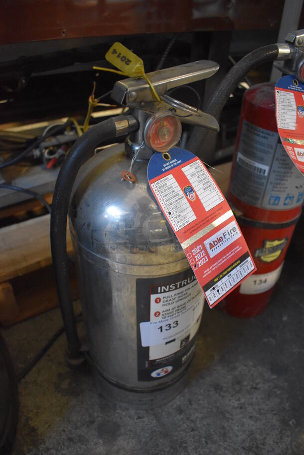 Badger Wet Chemical Fire Extinguisher. 9x8x20. Buyer Must Pick Up - We Will Not Ship This Item.  - Image 2 of 4