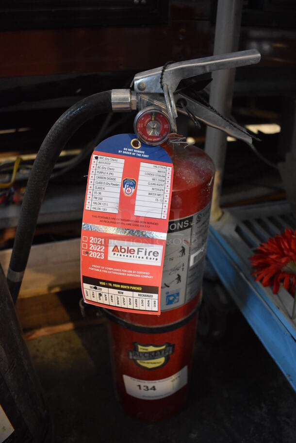 Buckeye Fire Extinguisher. 7x5x21 Buyer Must Pick Up - We Will Not Ship This Item. 