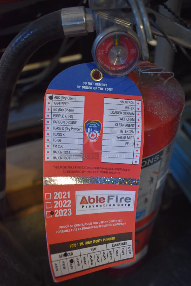 Buckeye Fire Extinguisher. 7x5x21 Buyer Must Pick Up - We Will Not Ship This Item.  - Image 3 of 4