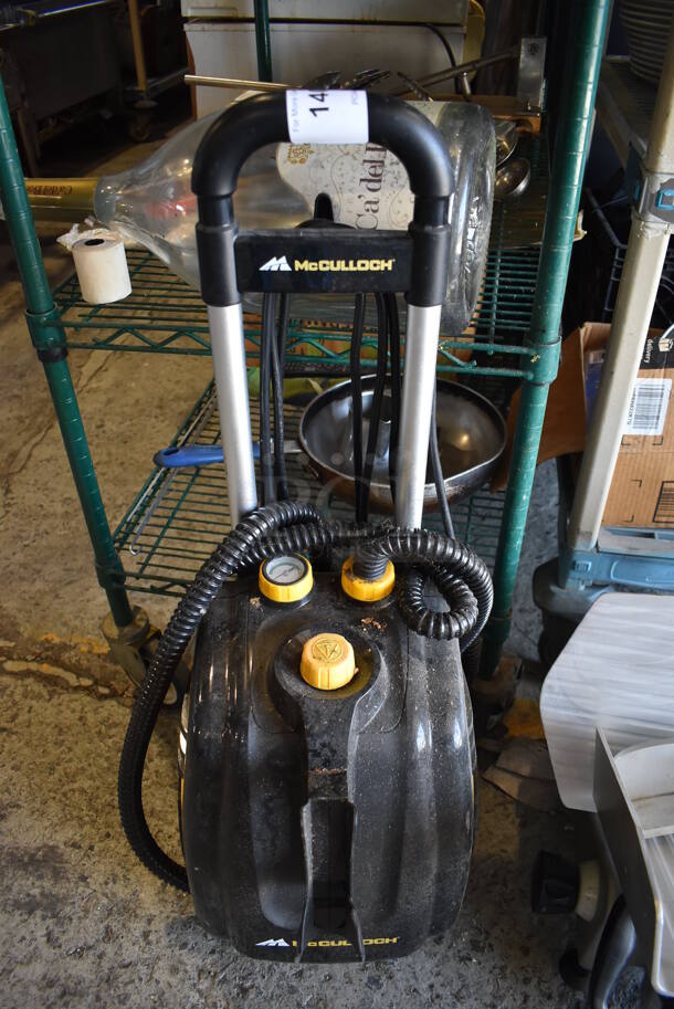 McCulloch MC1385 Deluxe Steam Cleaner. 120 Volts, 1 Phase. 10x15x33 - Image 1 of 5
