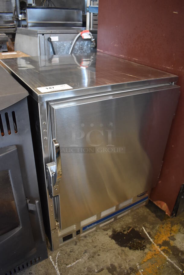 Follett REF5 Symphony Series Stainless Steel Commercial Undercounter Single Door Cooler. 115 Volts, 1 Phase. 24x26x34. Cannot Test - Unit Needs New Power Cord - Image 2 of 6
