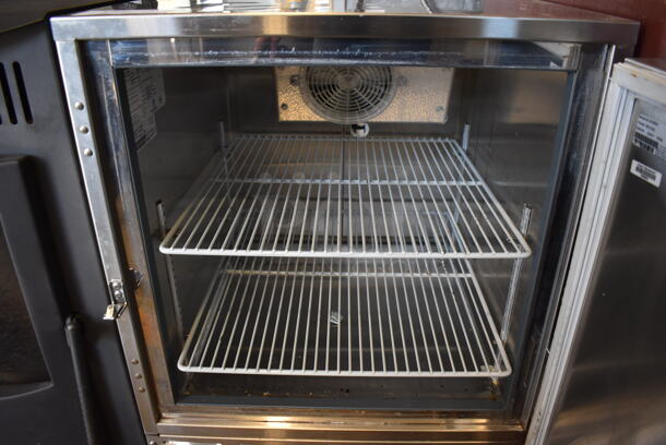 Follett REF5 Symphony Series Stainless Steel Commercial Undercounter Single Door Cooler. 115 Volts, 1 Phase. 24x26x34. Cannot Test - Unit Needs New Power Cord - Image 4 of 6