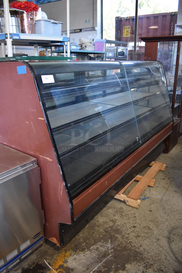 Barker Metal Commercial Floor Style Deli Display Case Merchandiser. 120 Volts, 1 Phase. 99x36x58. Cannot Test Due To Cut Power Cord - Image 2 of 8