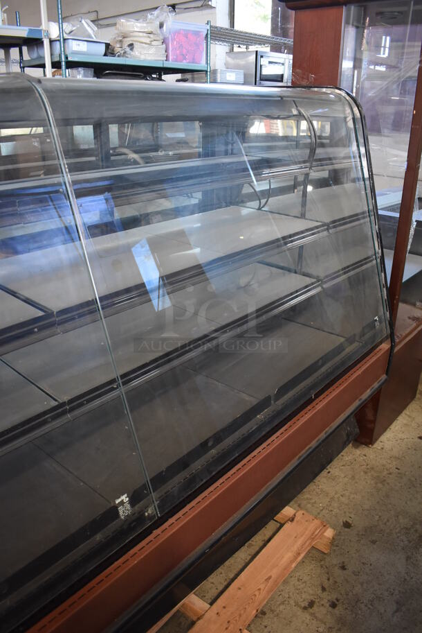 Barker Metal Commercial Floor Style Deli Display Case Merchandiser. 120 Volts, 1 Phase. 99x36x58. Cannot Test Due To Cut Power Cord - Image 4 of 8