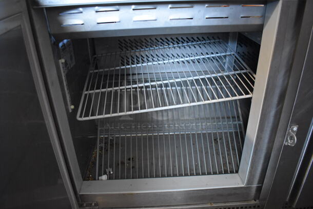2013 Fagor FST-48-12 Stainless Steel Commercial 2 Door Prep Table. 115 Volts, 1 Phase. 48x30x38. Tested and Working! - Image 4 of 7