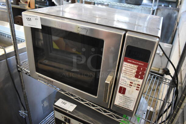 Menumaster Stainless Steel Commercial Countertop Microwave Oven. 115 Volts, 1 Phase. 21x18x15 - Image 3 of 6