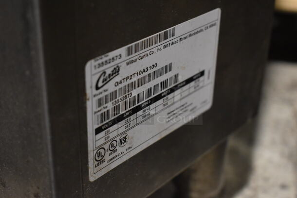 LATE MODEL! Curtis G4TP2T10A3100 Stainless Steel Commercial Countertop Dual Coffee Machine w/ Hot Water Dispenser. 220 Volts, 1 Phase. 20x20x36 - Image 5 of 5