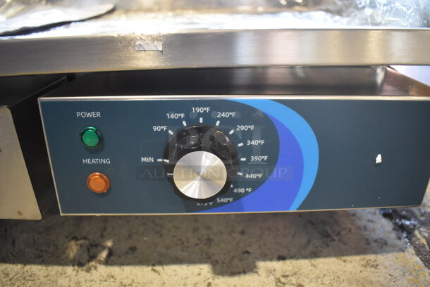 BRAND NEW SCRATCH AND DENT! 2022 Hoocoo CMEG-818 Stainless Steel Commercial Countertop Electric Powered Flat Top Griddle. 240 Volts. 22x18x10 - Image 6 of 9