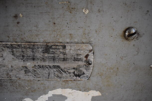 150/D Metal Commercial Floor Style Meat Slicer Stacker. 115 Volts, 1 Phase. 53x33x58. Tested and Powers On But Parts Do Not Move - Image 10 of 10