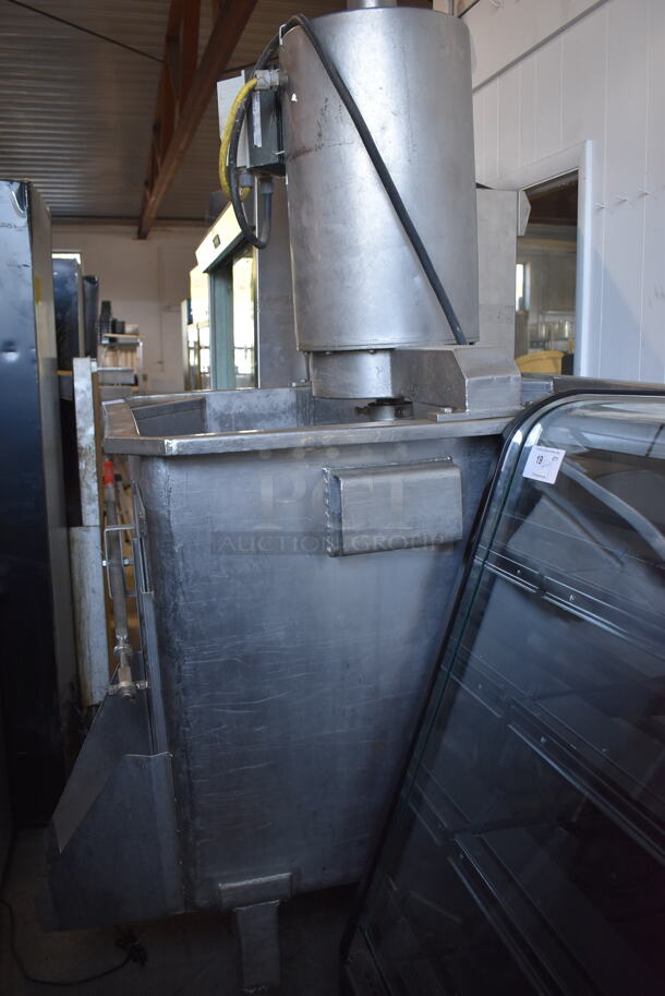 Metal Commercial Floor Style Mixer w/ Leeson SM4Series 174658.00 Flux Vector. 240 Volts, 3 Phase. 38x58x88 - Image 8 of 10