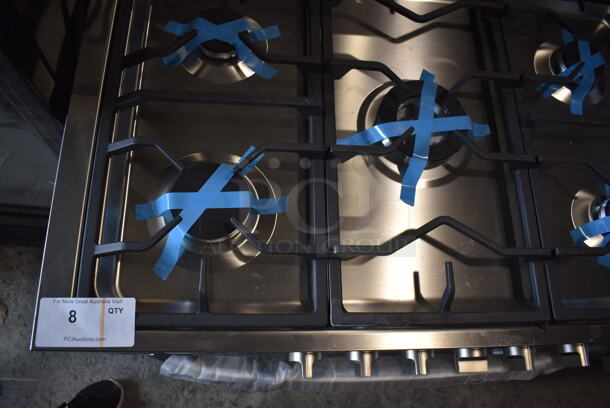 BRAND NEW SCRATCH AND DENT! KoolMore KM-FR36GL-SS Stainless Steel Commercial Gas Powered 5 Burner Range w/ Oven. 35x22x30 - Image 2 of 9